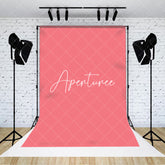 Aperturee - Aperturee Pink Solid Color Backdrop For Portrait Photography